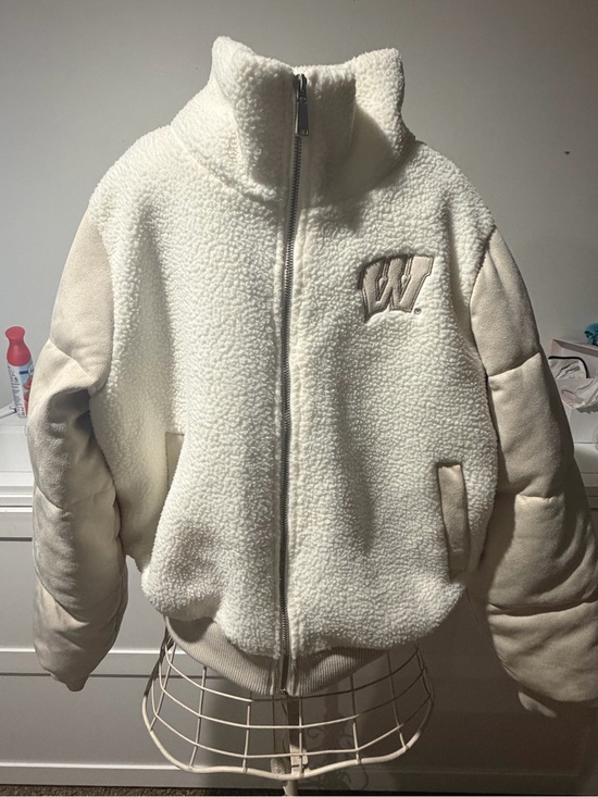 G-III Jackets & Blazers - Women’s Cream Sherpa Zip-Up Teddy Jacket